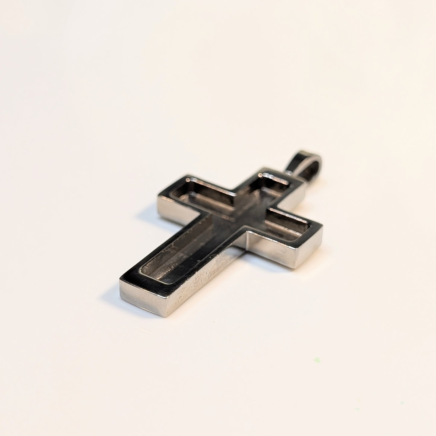 Titanium Cross Pendant 20x36mm - chain included