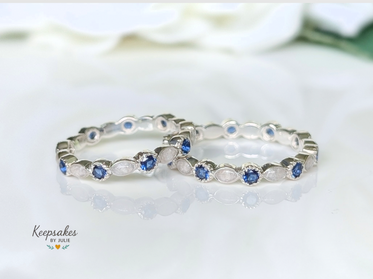 Full Marquise Birthstone Stackable ring