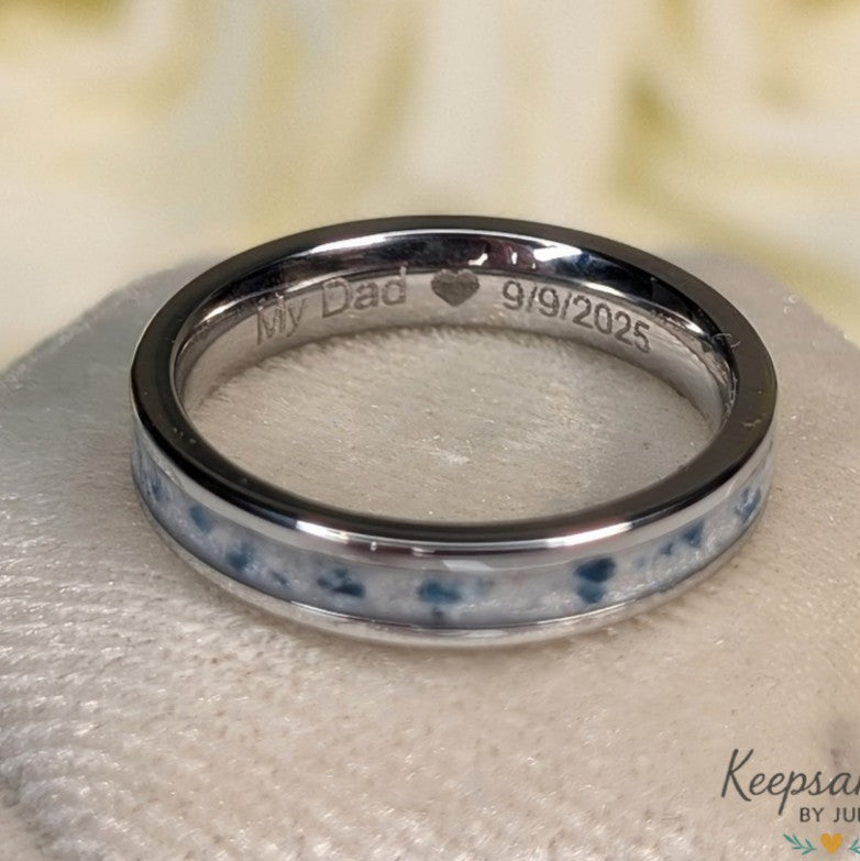 Channel Ring - 4 mm Stainless Steel