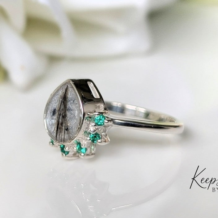 Pear Ring - 6x8 mm