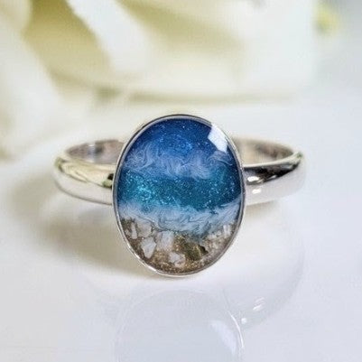Oval ring - 8x10 mm