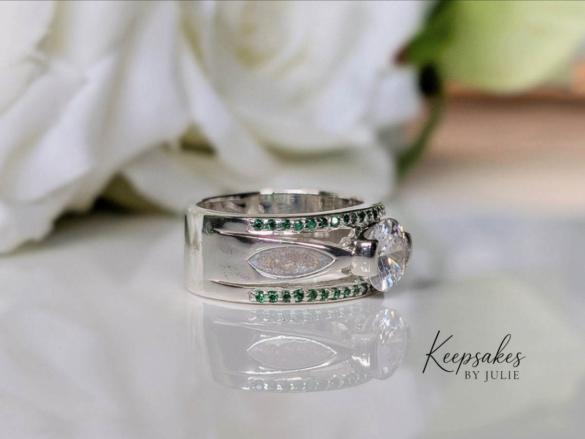 8mm Wide Keepsake Ring