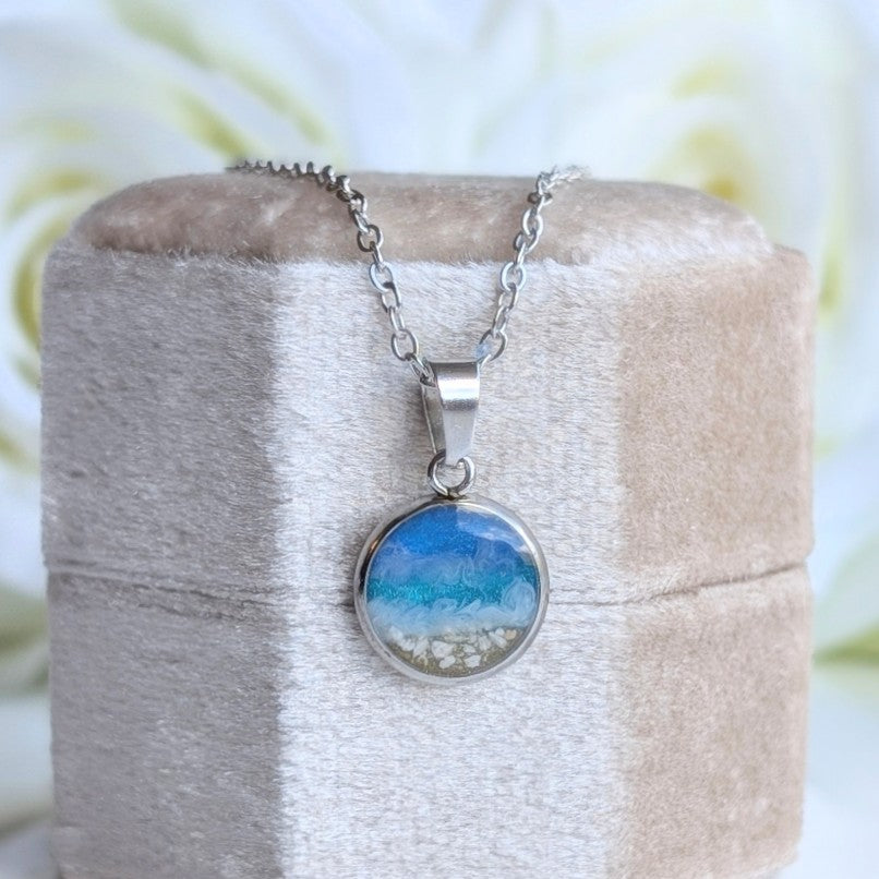 10 mm Stainless Steel Pendant with Chain