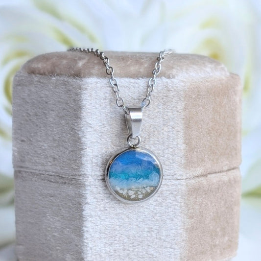 10 mm Stainless Steel Pendant with Chain