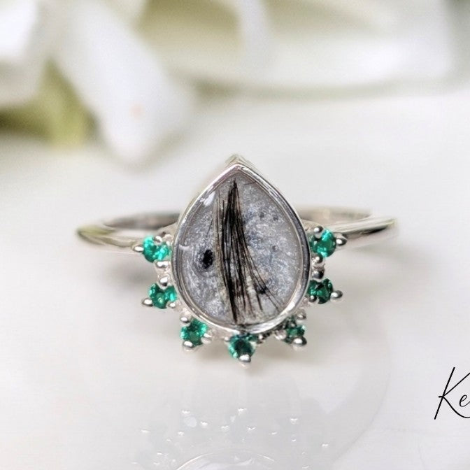 Pear Ring - 6x8 mm