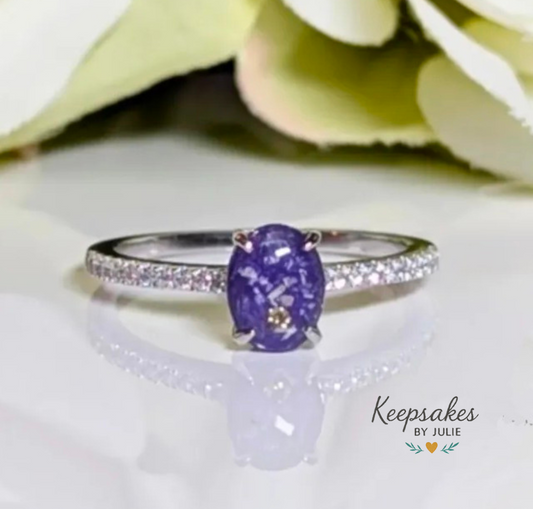 Janelle Hidden Halo ring