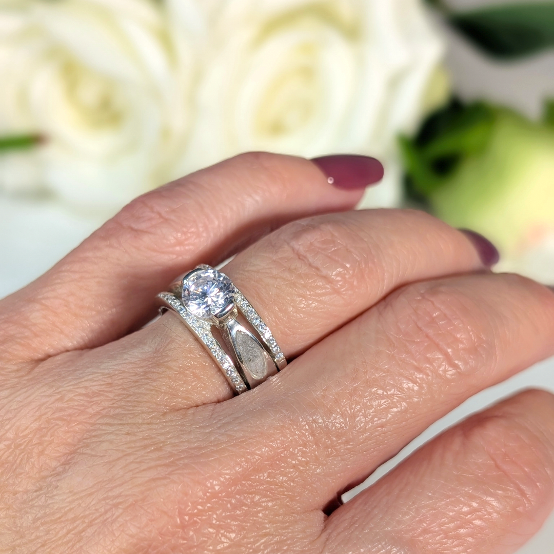 8mm Wide Keepsake Ring