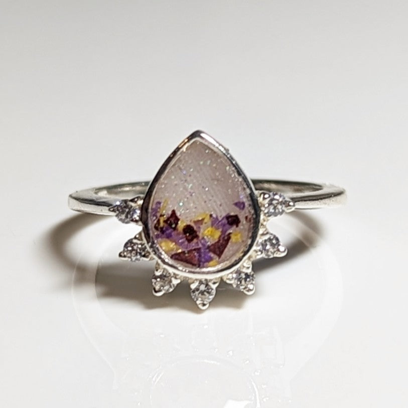 Pear Ring - 6x8 mm