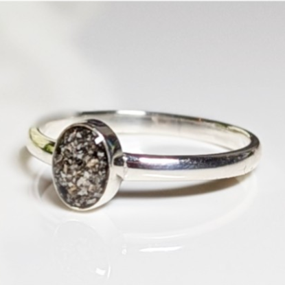 4x6mm Dainty Sterling Silver Oval Ring