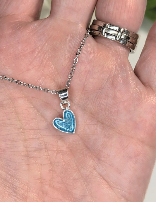 Dainty Heart Pendant with Chain