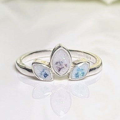 Triple Marquise - 3x5m and 2x4mm bezels