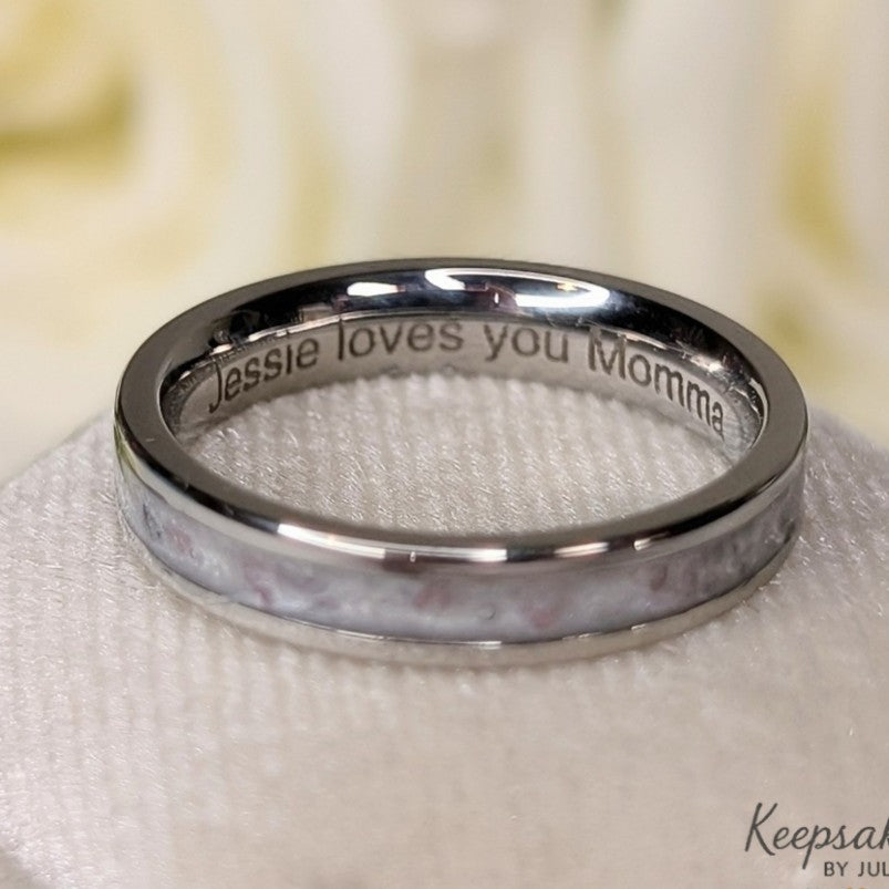 Channel Ring - 4 mm Stainless Steel