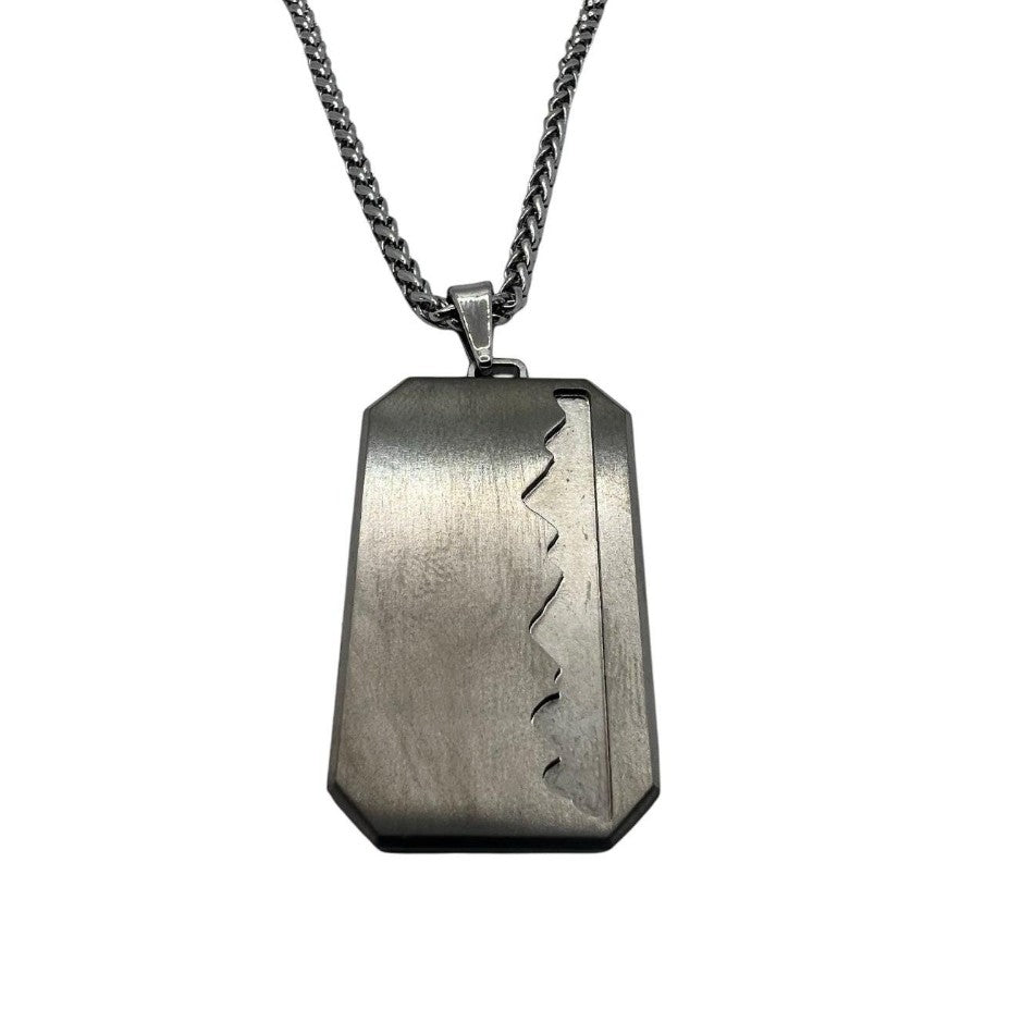 Mountain Titanium Dog Tag 1"x1.5" - with 22" chain