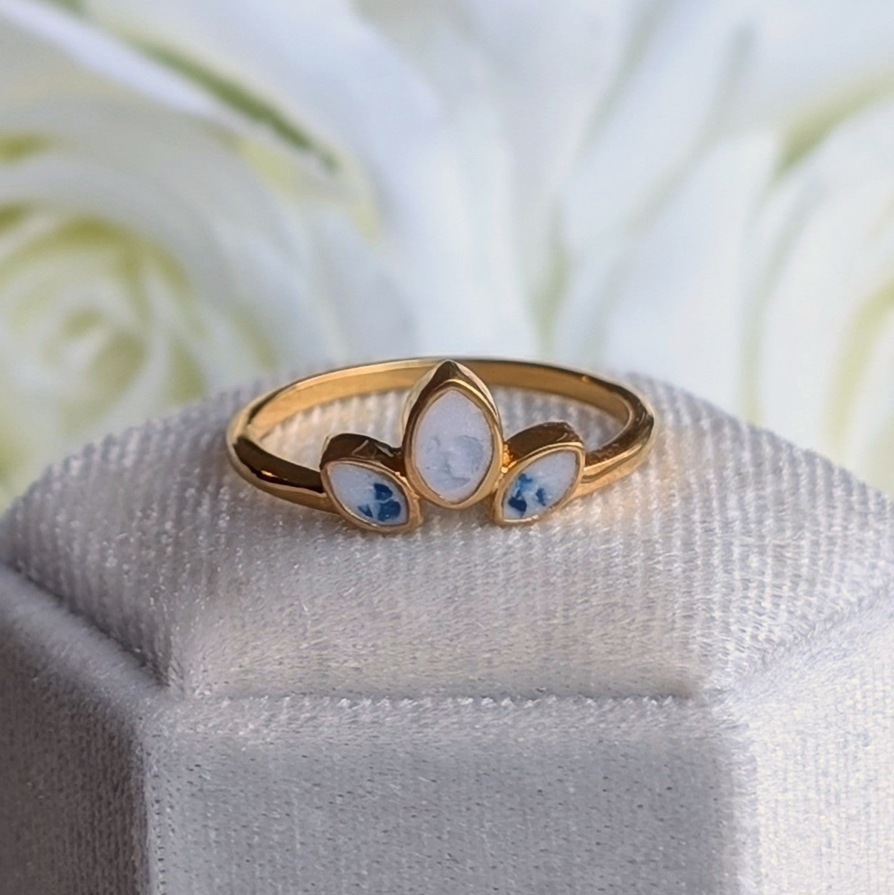 Triple Marquise - 3x5m and 2x4mm bezels