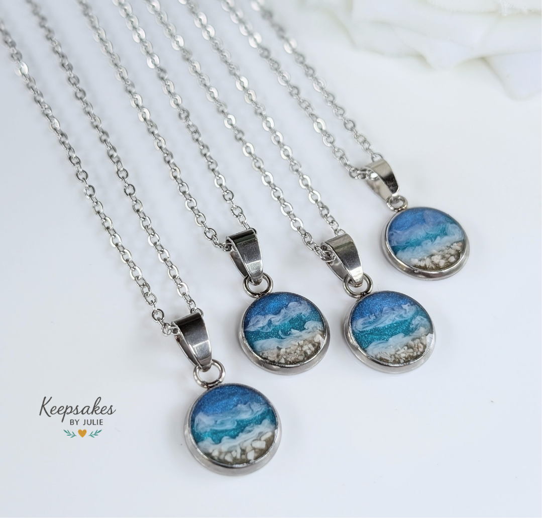 10 mm Stainless Steel Pendant with Chain