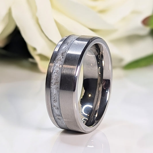 Titanium offset 8mm Channel ring