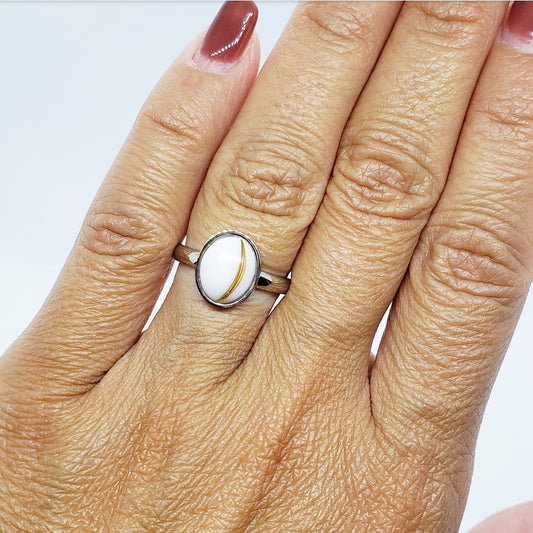 Oval Keepsake ring