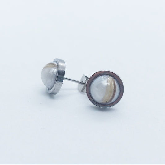 8 mm Stud Earrings