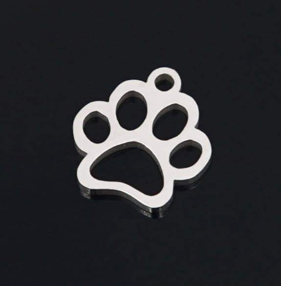 Paw Print Pendant and Chain