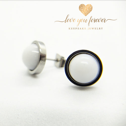 8 mm Stud Earrings