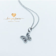 Load image into Gallery viewer, Dainty Stainless Steel Butterfly Pendant