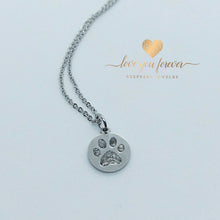 Load image into Gallery viewer, Paw Print Pendant