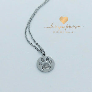 Paw Print Pendant