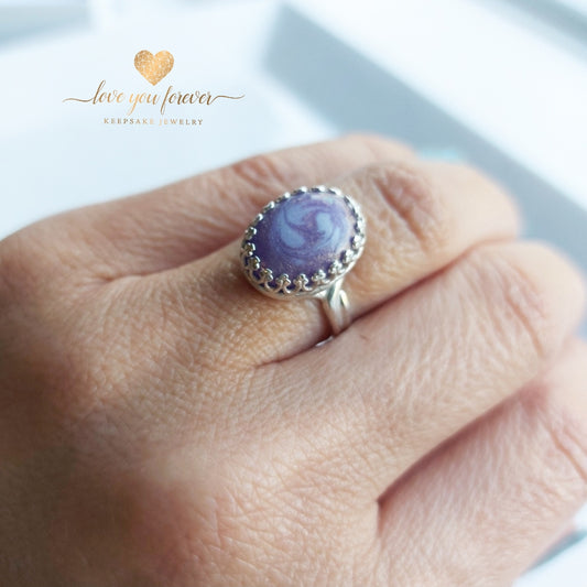 Oval Crown Ring