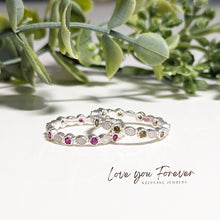 Load image into Gallery viewer, Full Marquise Birthstone Stackable ring