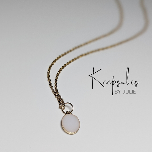 8x10mm Oval Gold Filled pendant