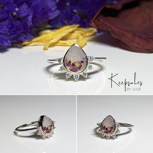 6x8 mm Pear Ring