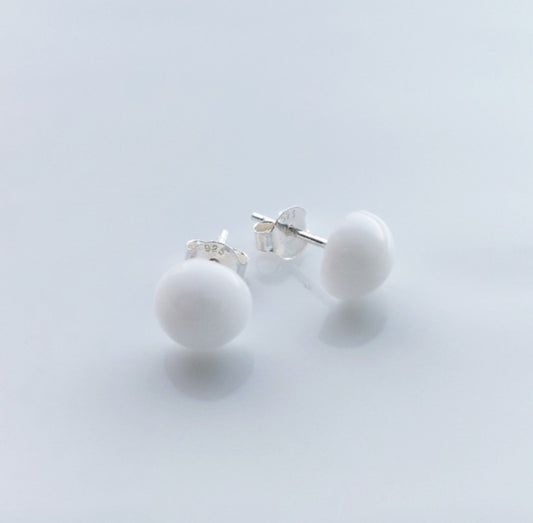 Half Pearl Earrings