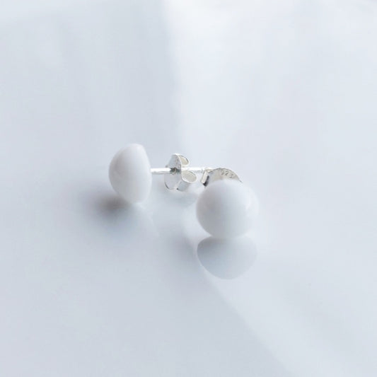 Half Pearl Earrings