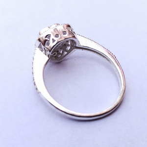 Halo Heart ring