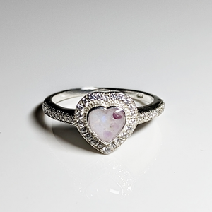 Halo Heart ring