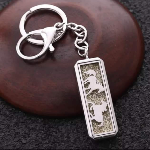 Horse keychain locket