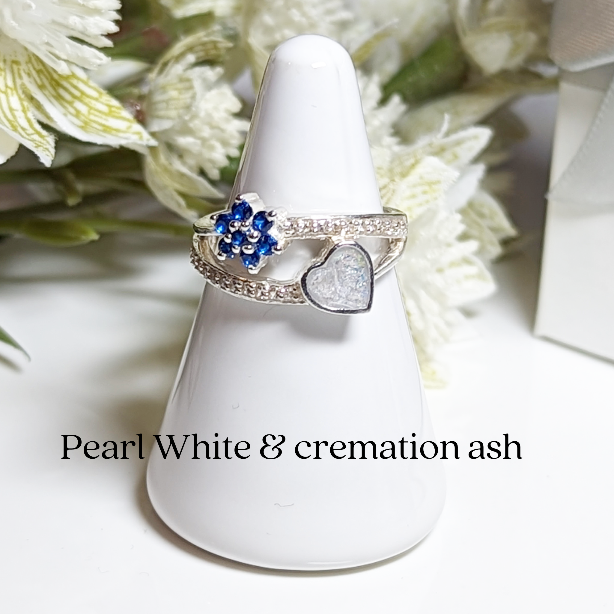 Birthstone Flower ring
